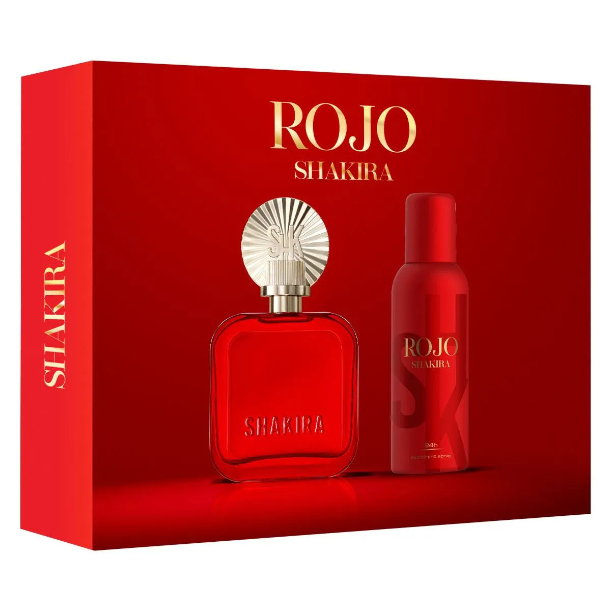 Estuche Shakira Rojo EDP (W) / 2 Pc SP 80 ml; DEO 150 ml - 5 - Privé Perfumes Honduras