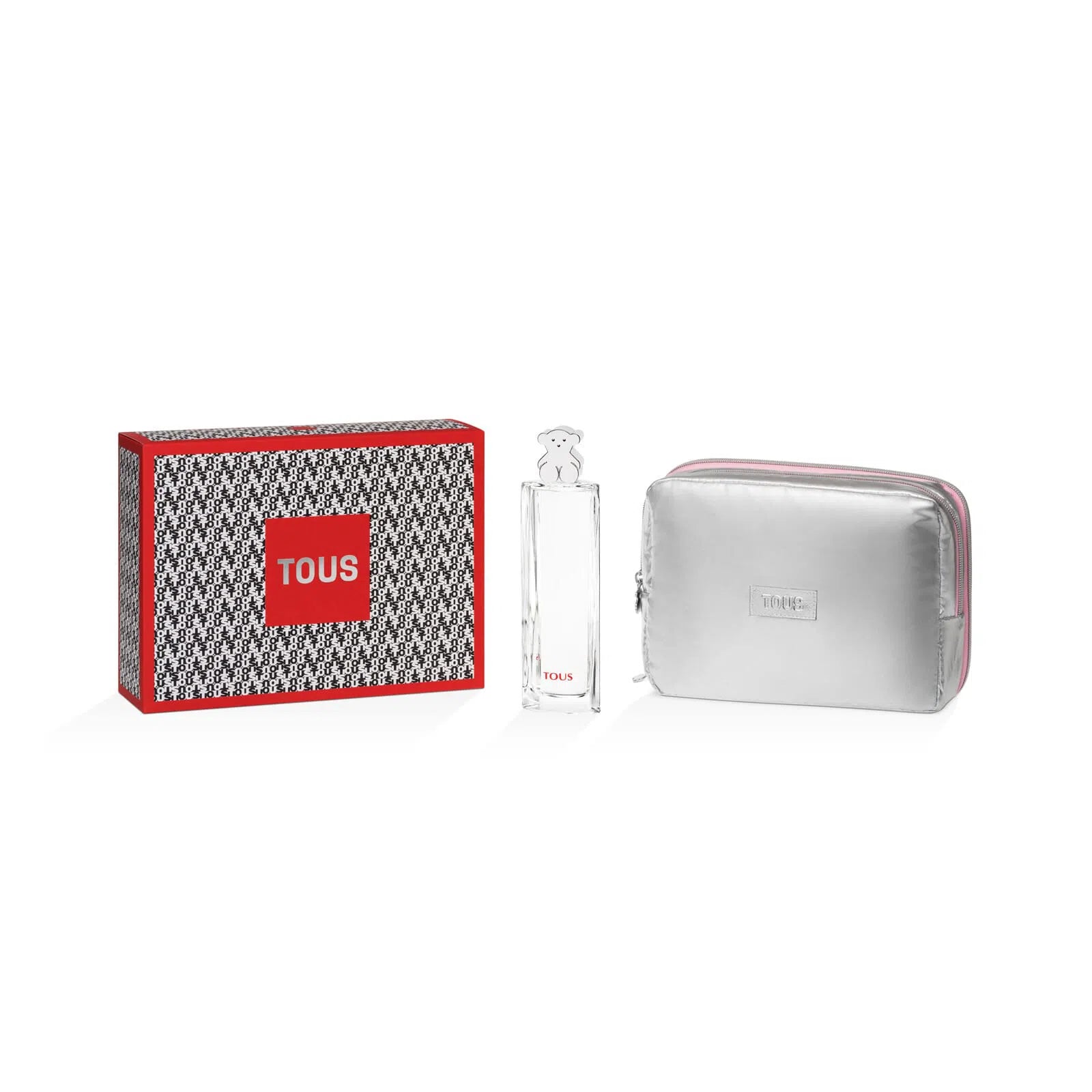 Estuche Tous Silver EDT (W) / 2 Pc SP 90 ml; Vanity Case - 1 - Privé Perfumes Honduras