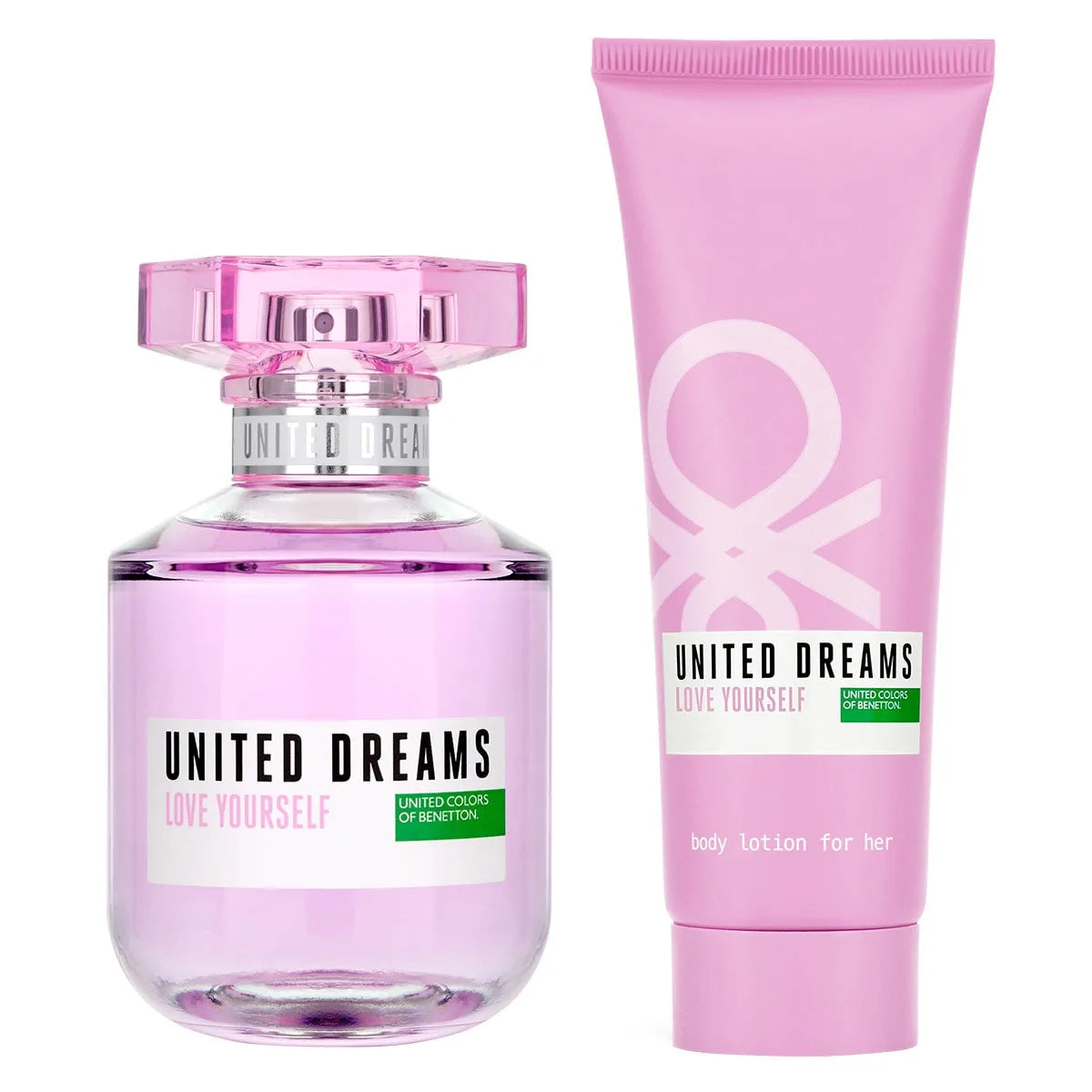 Estuche United Colors of Benetton Love Yourself EDT (W) / 2 Pc SP 80ML; BL 75ML - 3 - Privé Perfumes Honduras