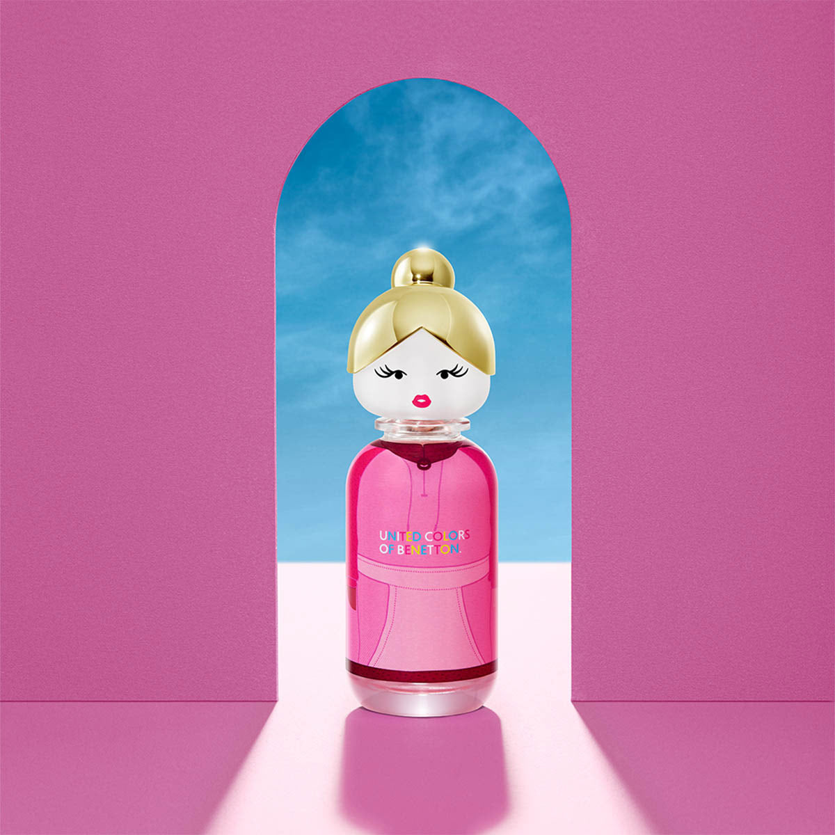 Estuche United Colors of Benetton Sisterland Pink Raspberry EDT (W) / 2 Pc SP 80 ml; BL 75 ml - 6 - Privé Perfumes Honduras
