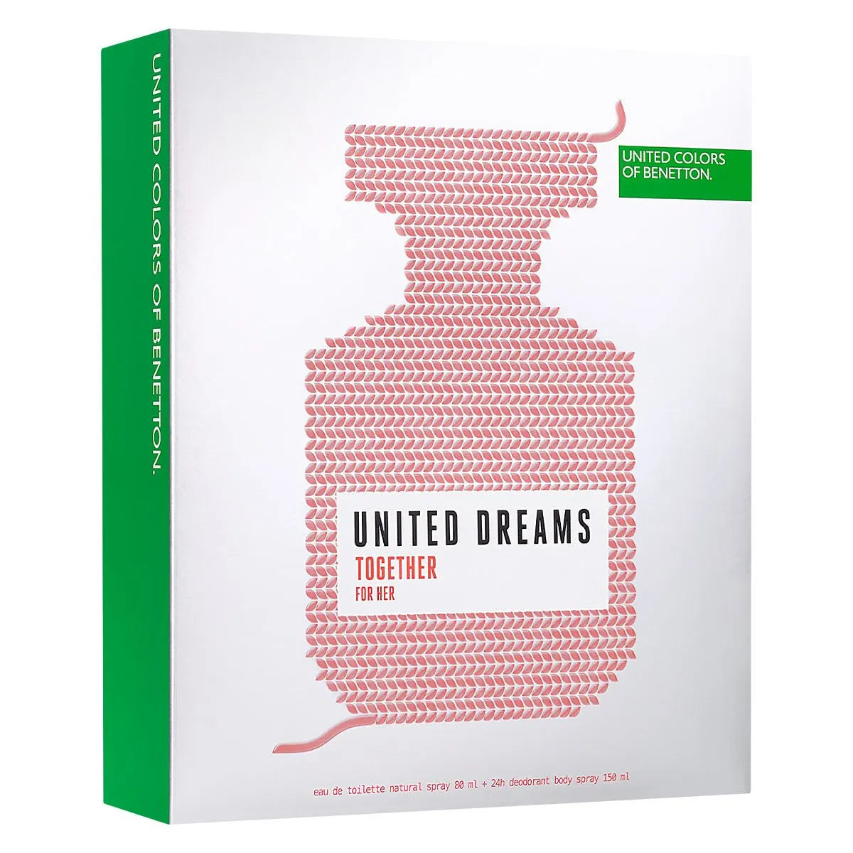 Estuche United Colors of Benetton Together For Her EDT (W) / 2 Pc SP 80 ml; DEO 150 ml - 4 - Privé Perfumes Honduras