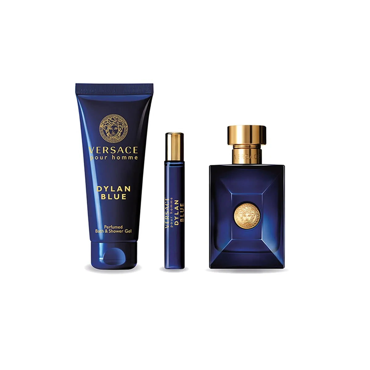 Estuche Versace Dylan Blue EDT (M) / 3 Pc SP 100 ml; Mini 10 ml; SG 150 ml - 5 - Privé Perfumes Honduras
