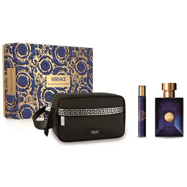 Estuche Versace Dylan Blue EDT (M) / 3 Pc SP 100 ml; SP 10 ml; Bag - 1 - Privé Perfumes Honduras