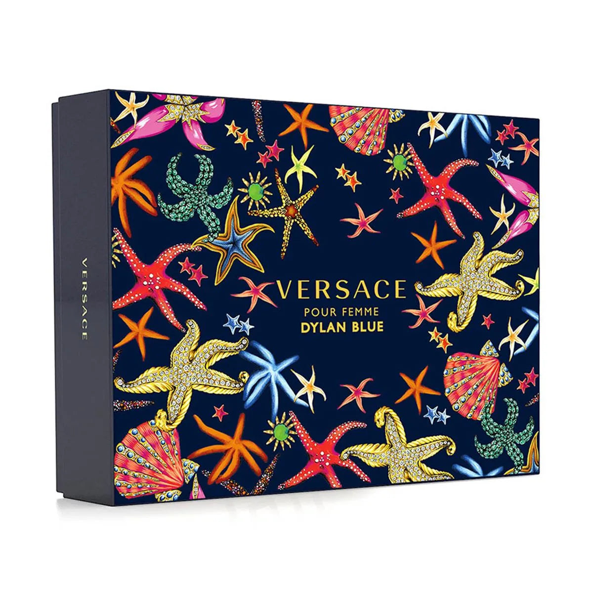 Estuche Versace Dylan Blue Pour Femme EDP (W) / 4 Pc SP 100 ml; BL 100 ml; SG 100 ml; SP 5 ml - 3 - Privé Perfumes Honduras