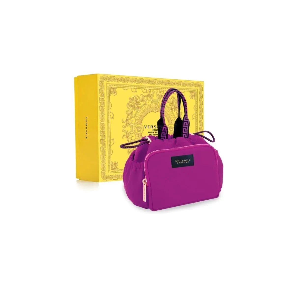 Estuche Versace Eros Pour Femme EDP (W) / 4 Pc SP 100 ml; BL 100 ml; SG 100 ml; Bag - 4 - Privé Perfumes Honduras