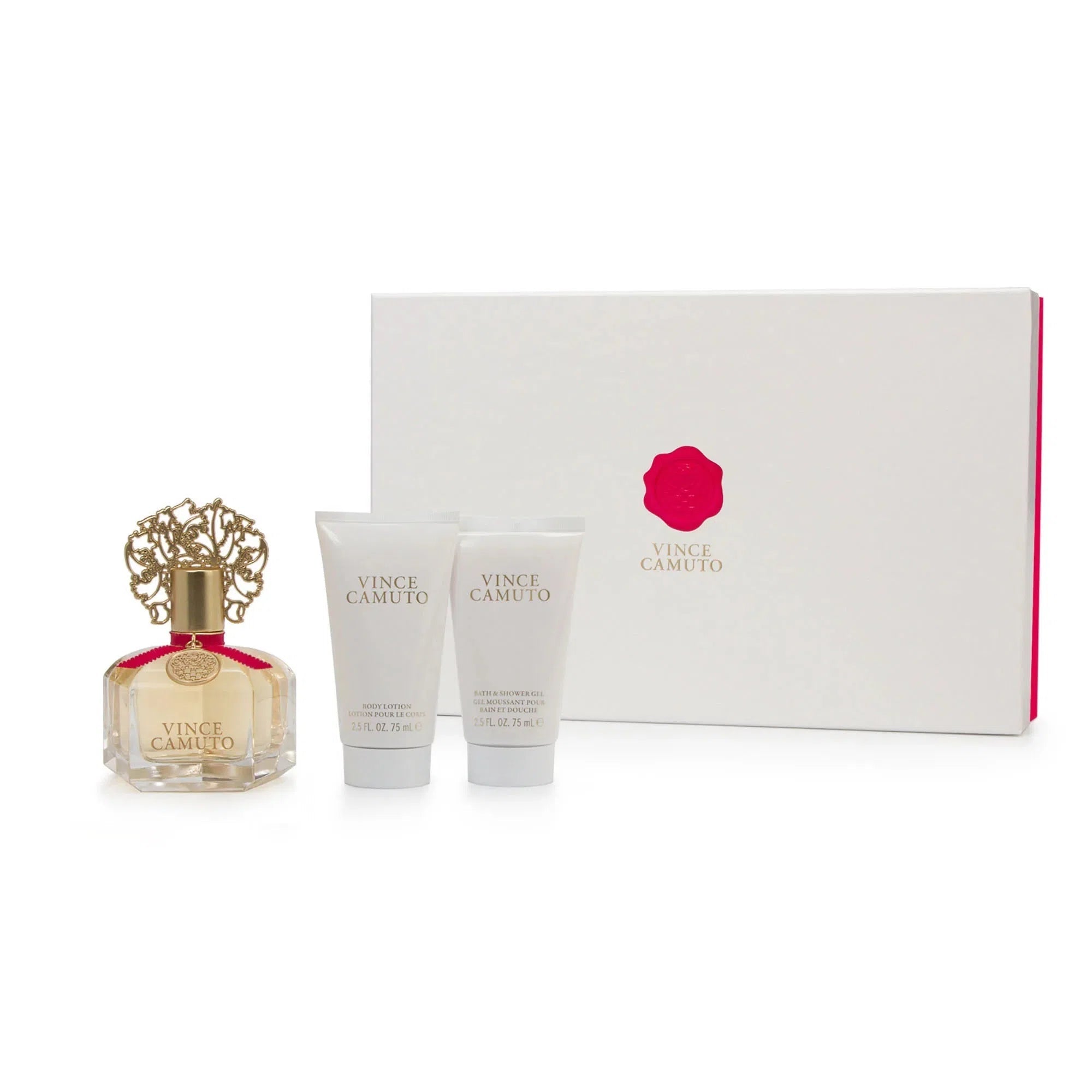 Estuche Vince Camuto Classic EDP (W) / 3 Pc 100 ml; BL 75 ml; SG 75 ml - 1 - Privé Perfumes Honduras