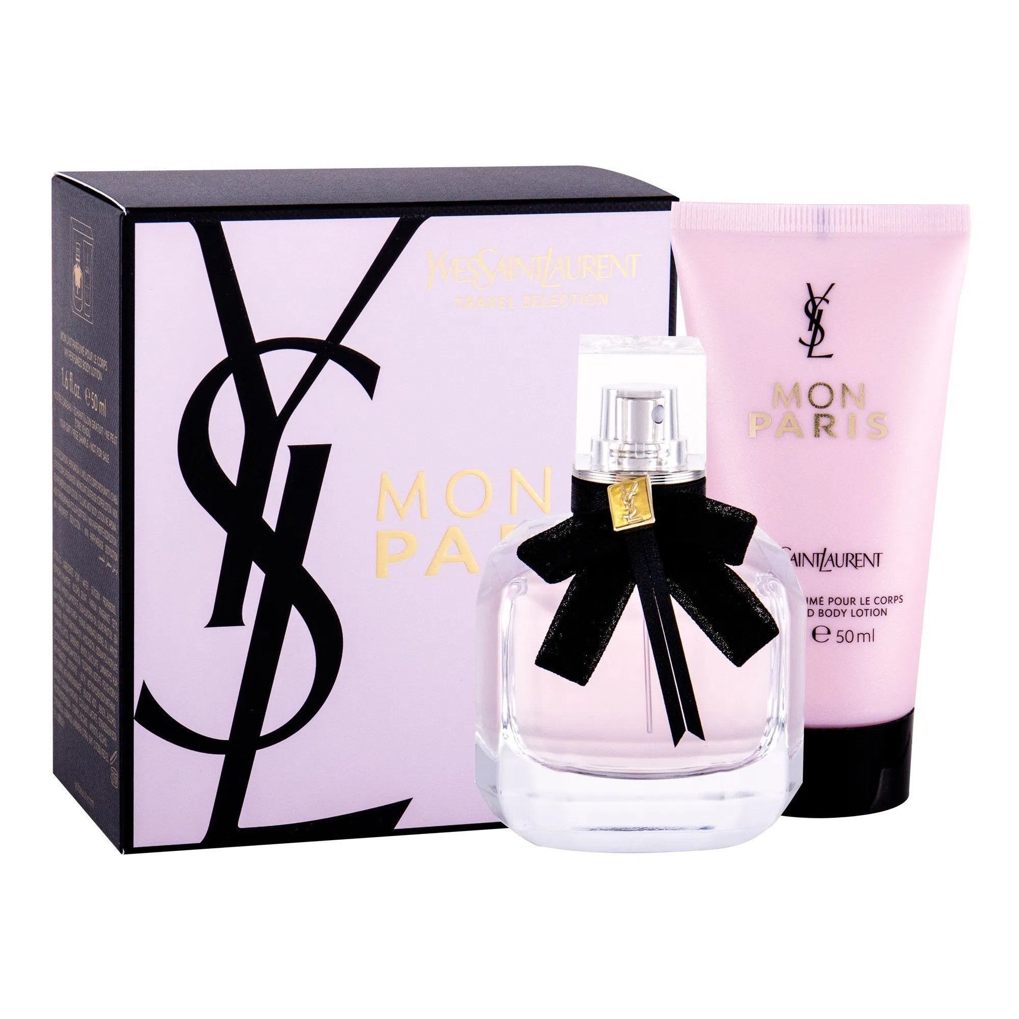 Estuche Yves Saint Laurent Mon Paris EDP (W) / 2 Pc SP 50 ml; BL 50 ml - 1 - Privé Perfumes Honduras