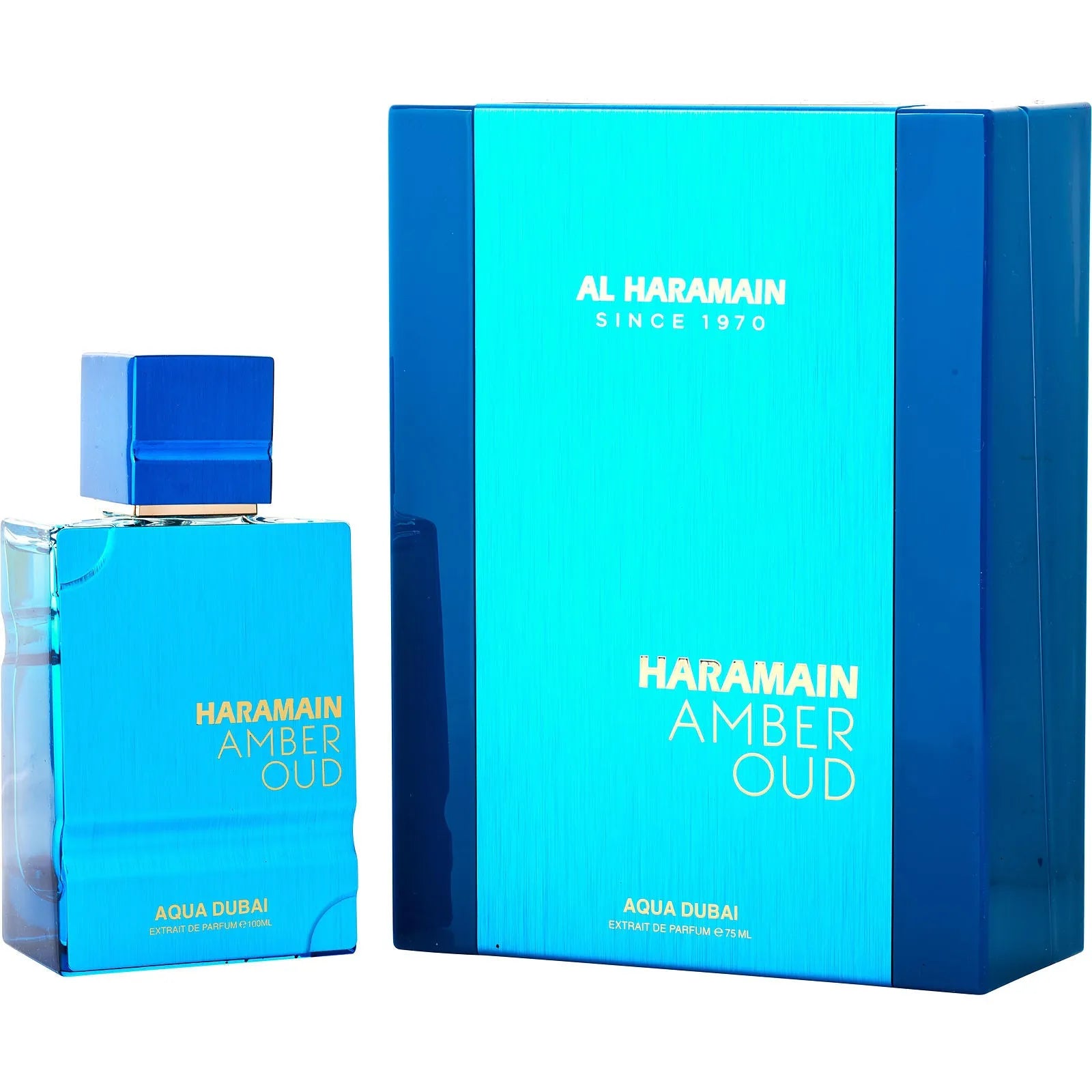Perfume Al Haramain Amber Oud Aqua Dubai Extrait de Parfum / 75 ml - 1 - Privé Perfumes Honduras