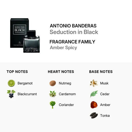 Perfume Antonio Banderas AB Black EDT (M) / 50 ml - 3 - Privé Perfumes Honduras