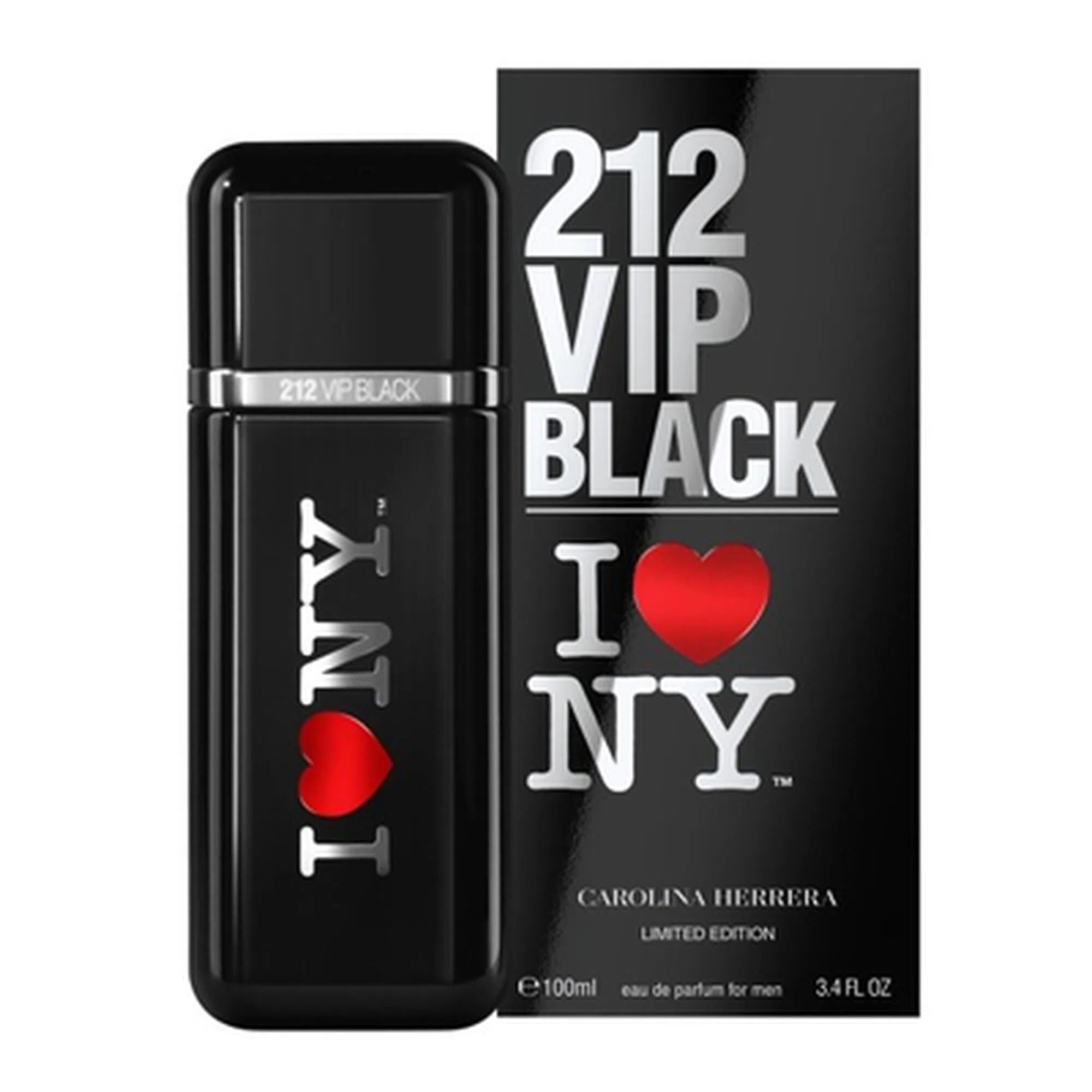 Perfume Carolina Herrera 212 VIP Black I Love NY EDP (M) / 100 ml - 1 - Privé Perfumes Honduras