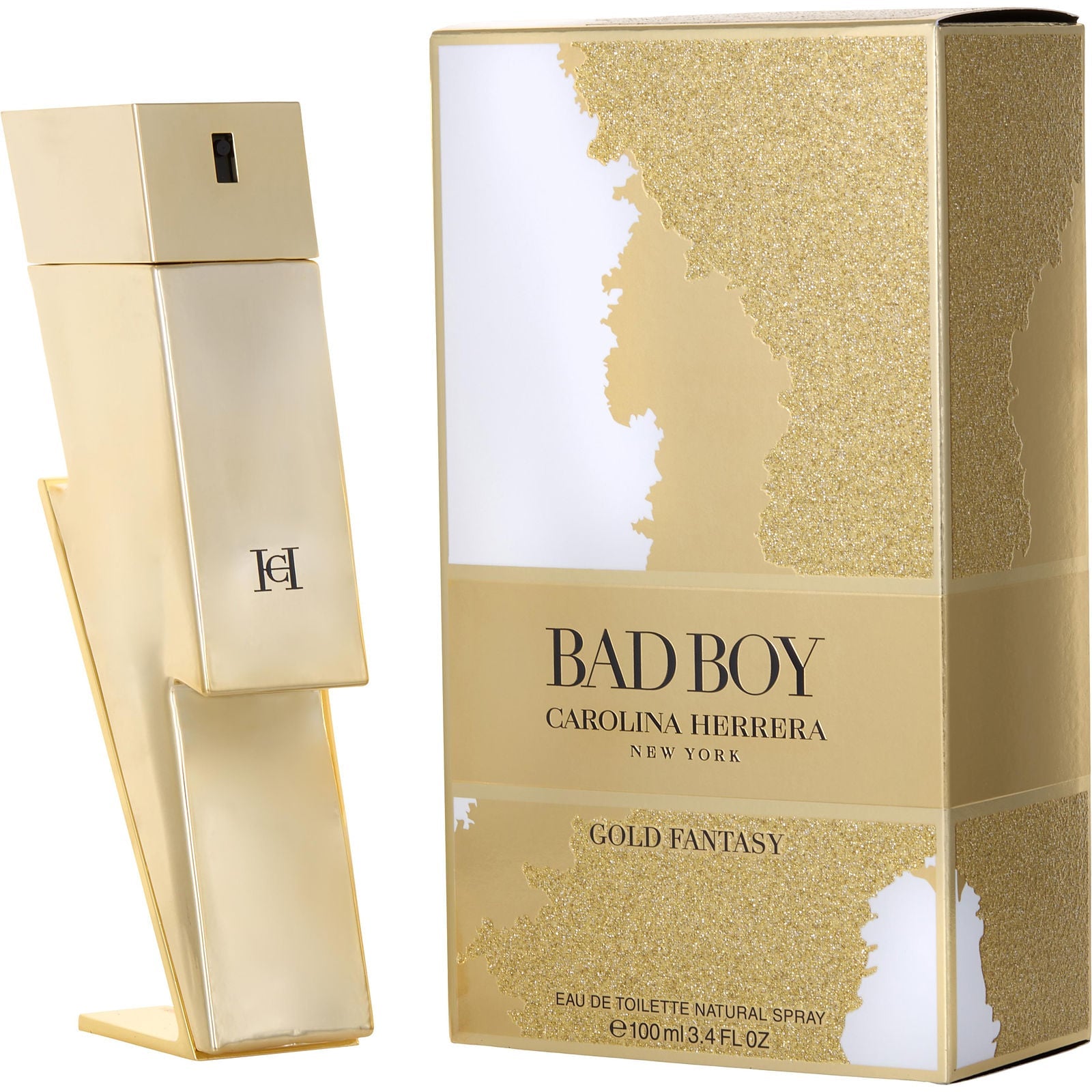 Perfume Carolina Herrera Bad Boy Gold Fantasy EDT (M) / 100 ml UL - 1 - Privé Perfumes Honduras