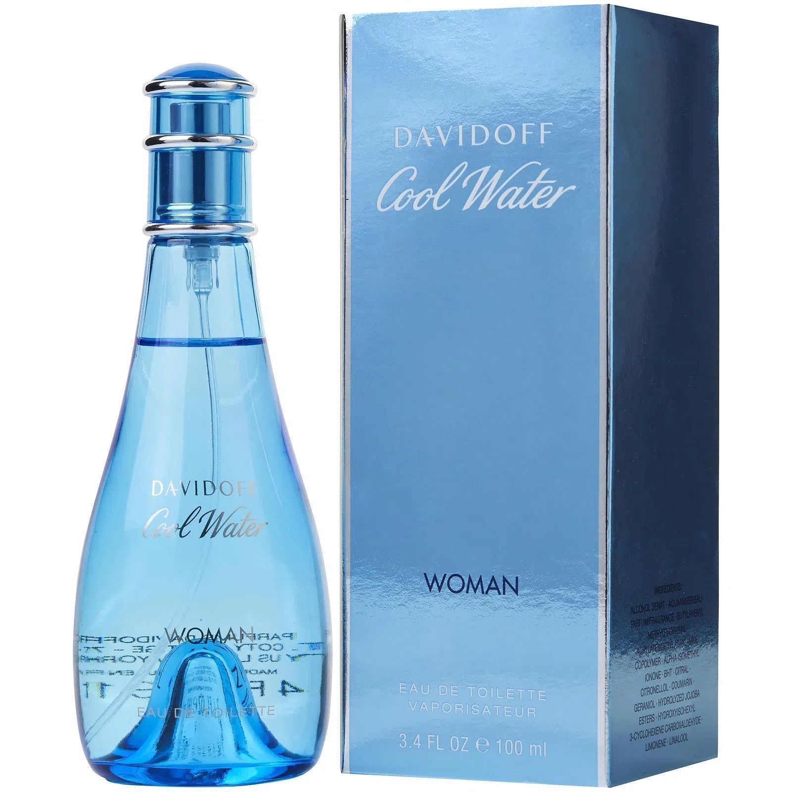 Perfume Davidoff Cool Water Woman EDT (W) / 100 ml - 1 - Privé Perfumes Honduras