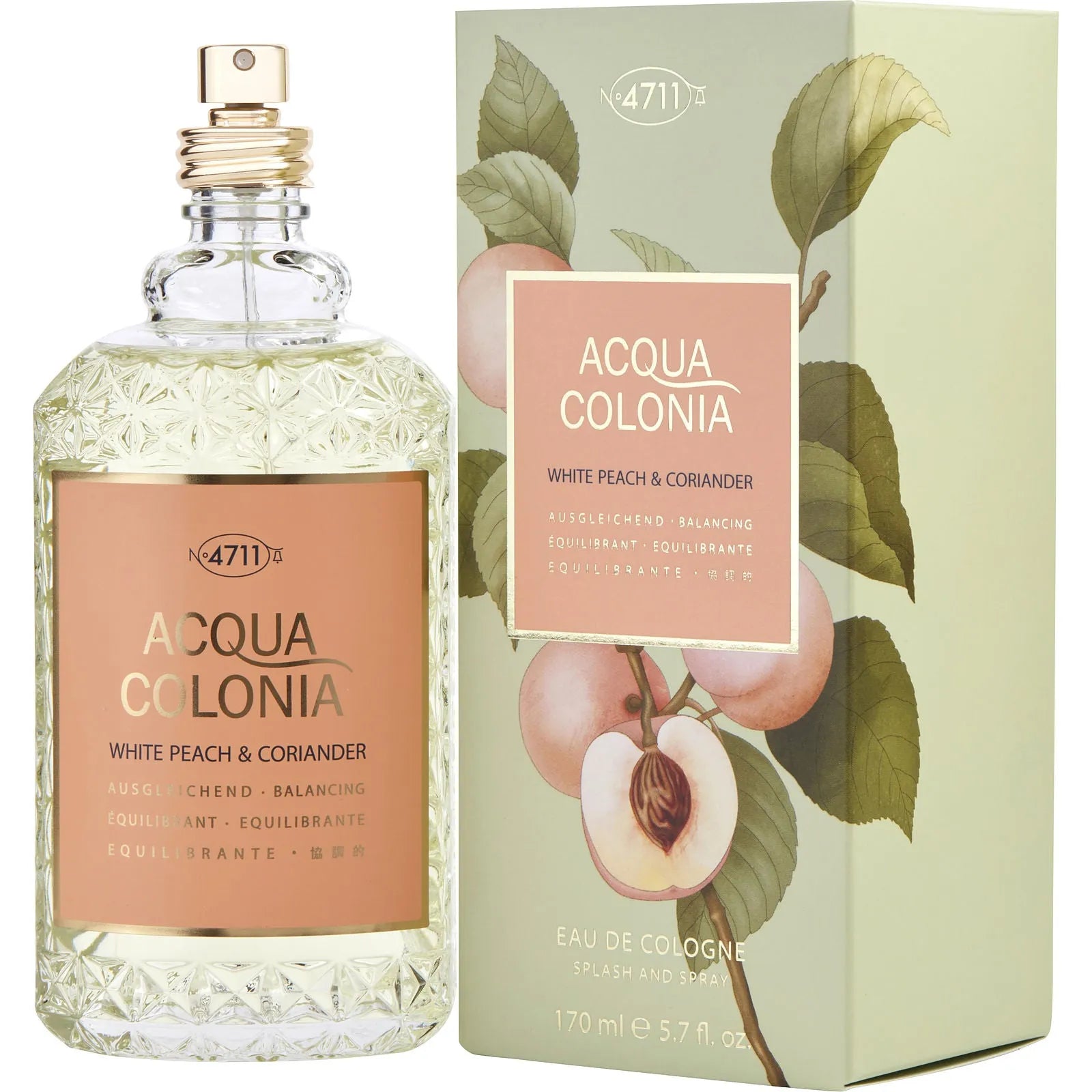 Echt Kölnisch Wasser No 4711 Acqua Colonia White Peach & Coriander EDC (U)