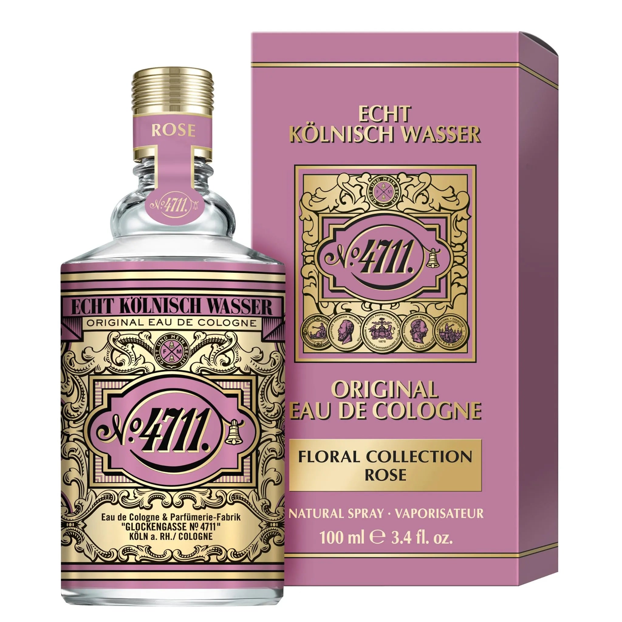 Perfume Echt Kölnisch Wasser No 4711 Rose EDC (U) / 100 ml - 1 - Privé Perfumes Honduras