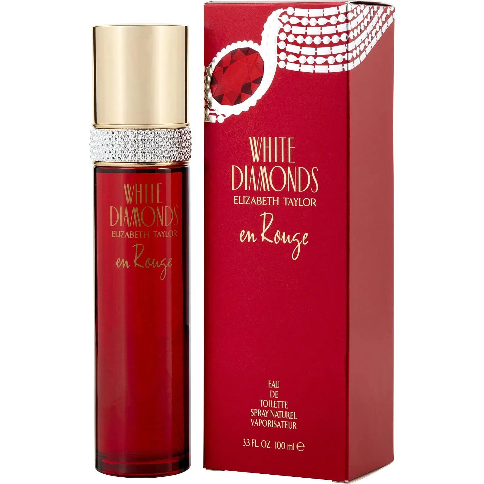 Elizabeth Taylor White Diamond En Rouge EDT (W) - 1 - Privé Perfumes Honduras