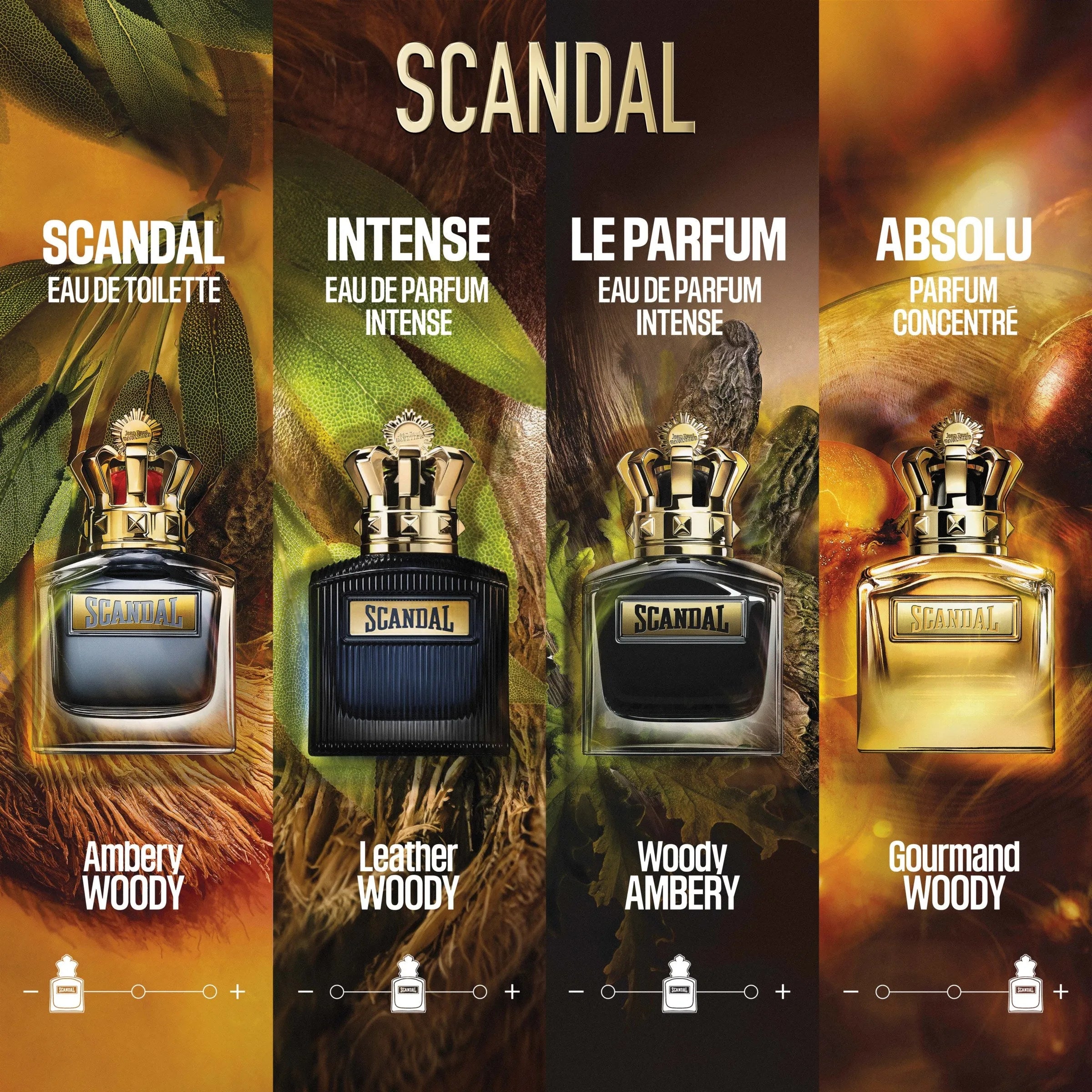 Perfume Jean Paul Gaultier Scandal Him Intense EDP (M) / 100 ml - 6 - Privé Perfumes Honduras