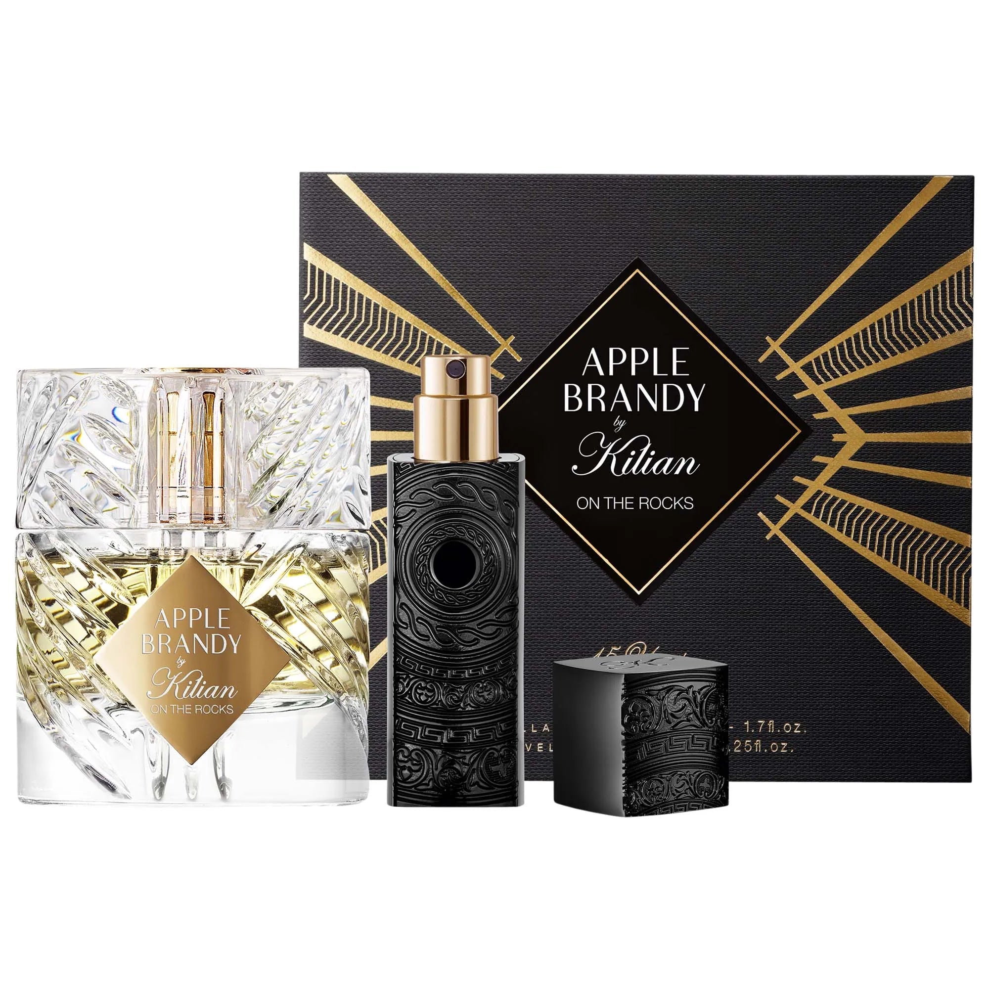 Perfume Kilian The Liquors Apple Brandy On The Rocks EDP (U) / 2 Pc SP 50 ml; SP 7.5 ml - 1 - Privé Perfumes Honduras