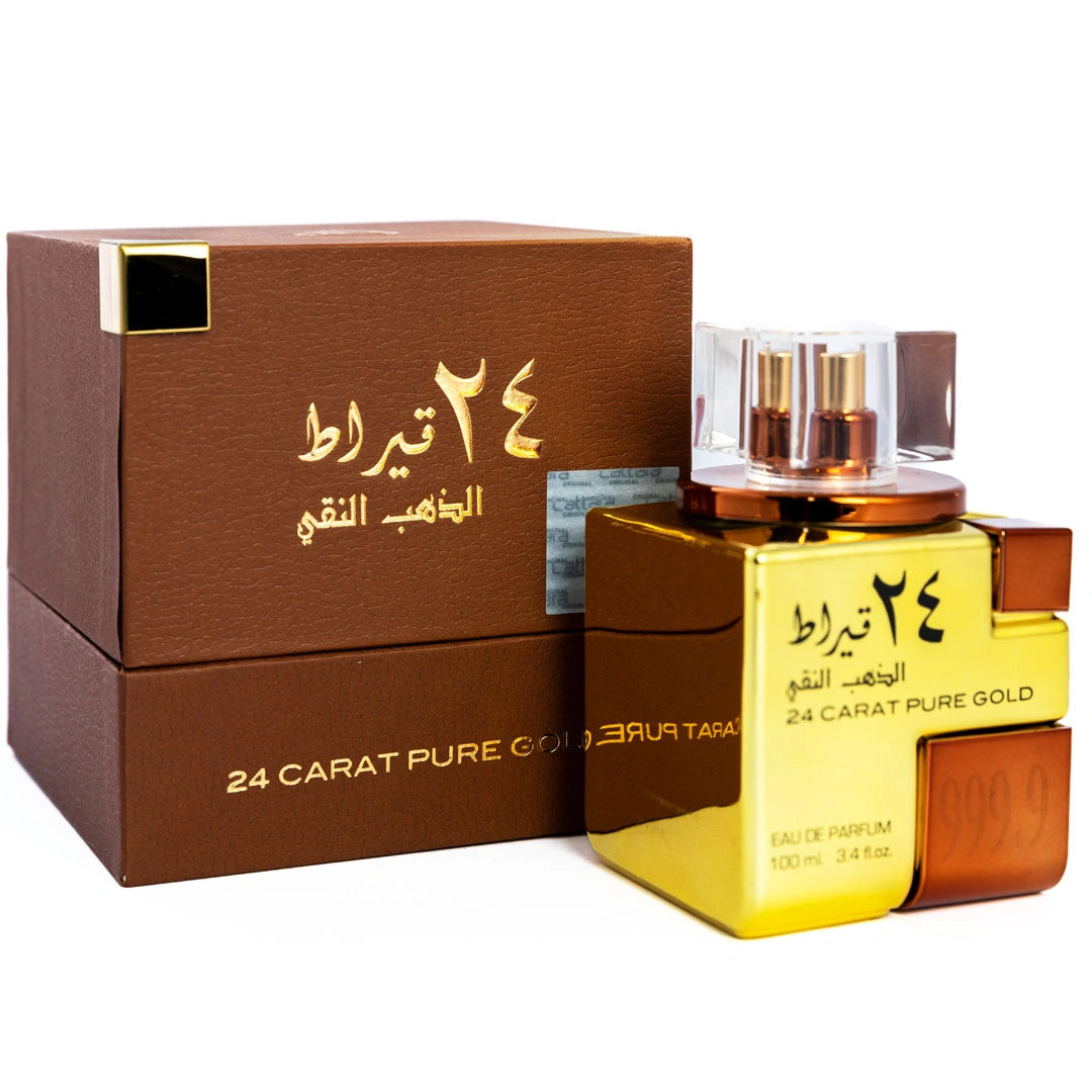 Perfume Lattafa 24 Carat Pure Gold EDP (U) / 100 ml - 1 - Privé Perfumes Honduras