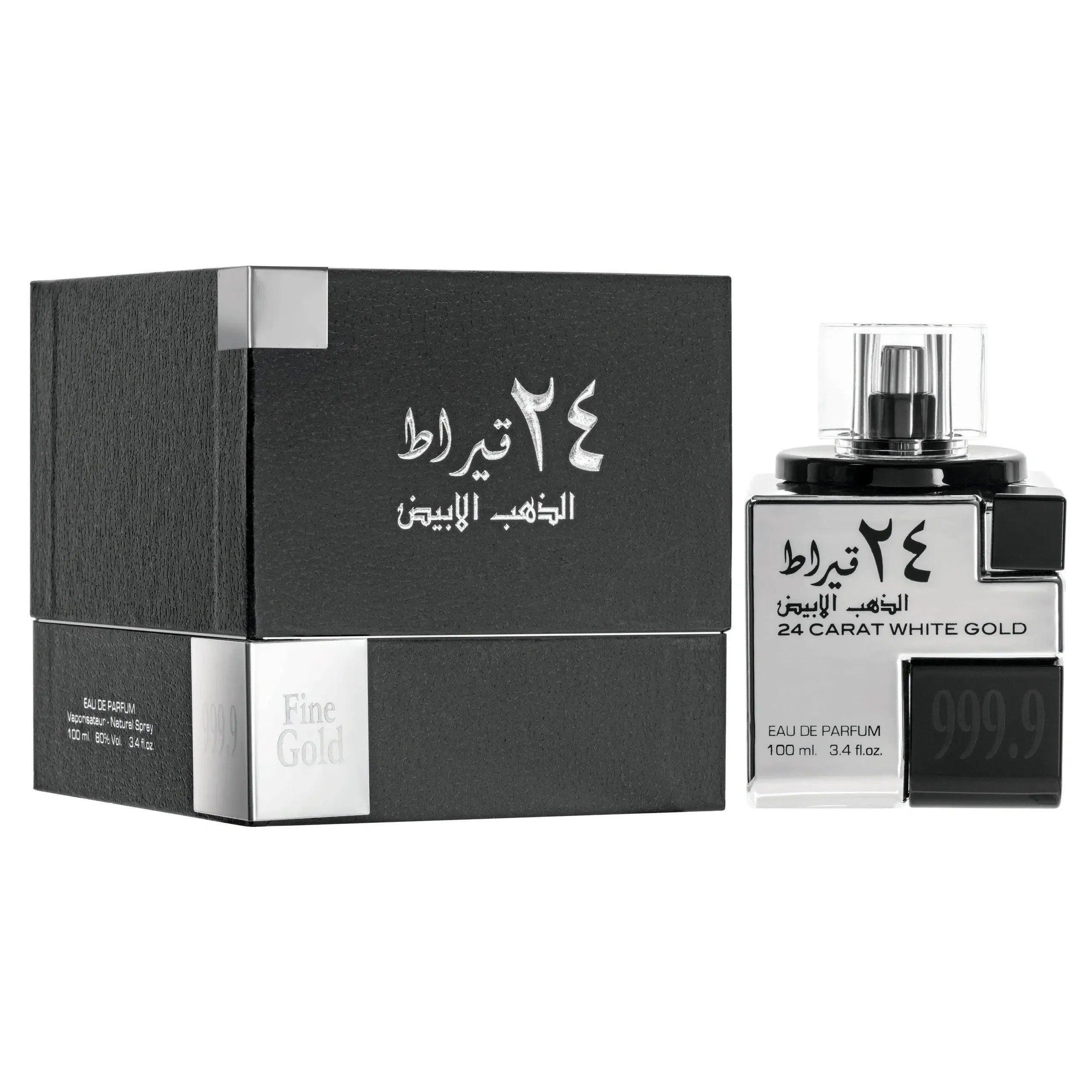 Perfume Lattafa 24 Carat White Gold EDP (U) / 100 ml - 1 - Privé Perfumes Honduras