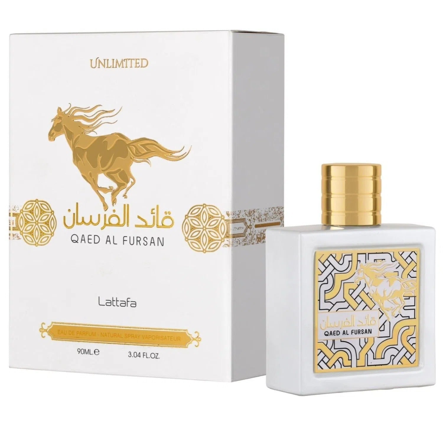 Perfume Lattafa Qaed Al Fursan Unlimited EDP (U) / 100 ml - 1 - Privé Perfumes Honduras