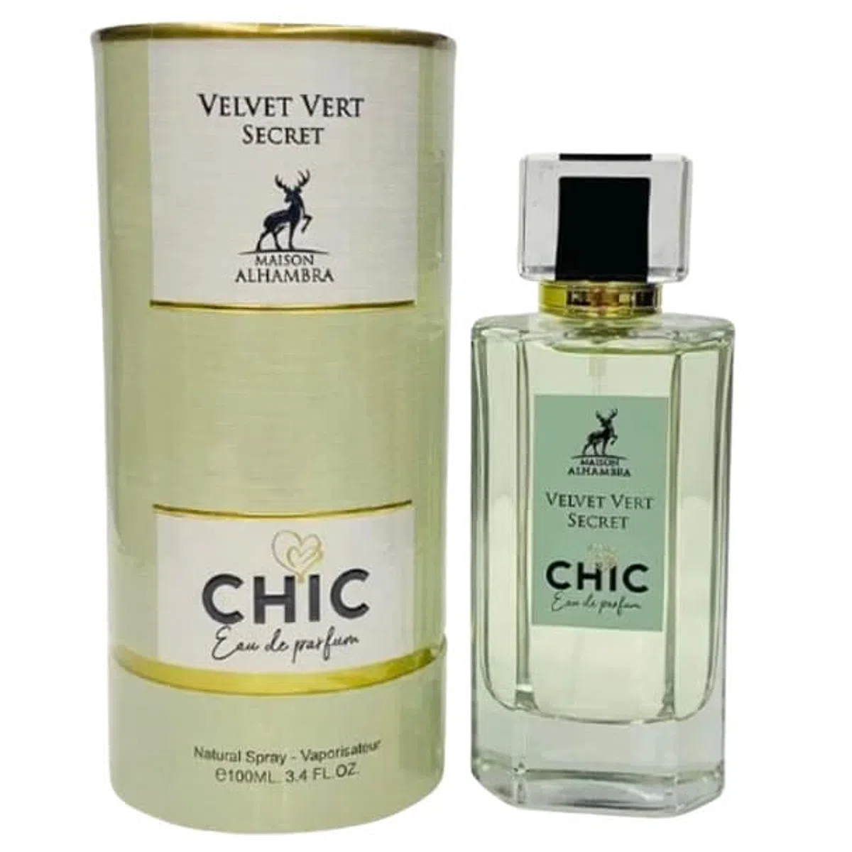 Perfume Maison Alhambra Chic Velvet Vert Secret EDP (U) / 100 ml - 1 - Privé Perfumes Honduras
