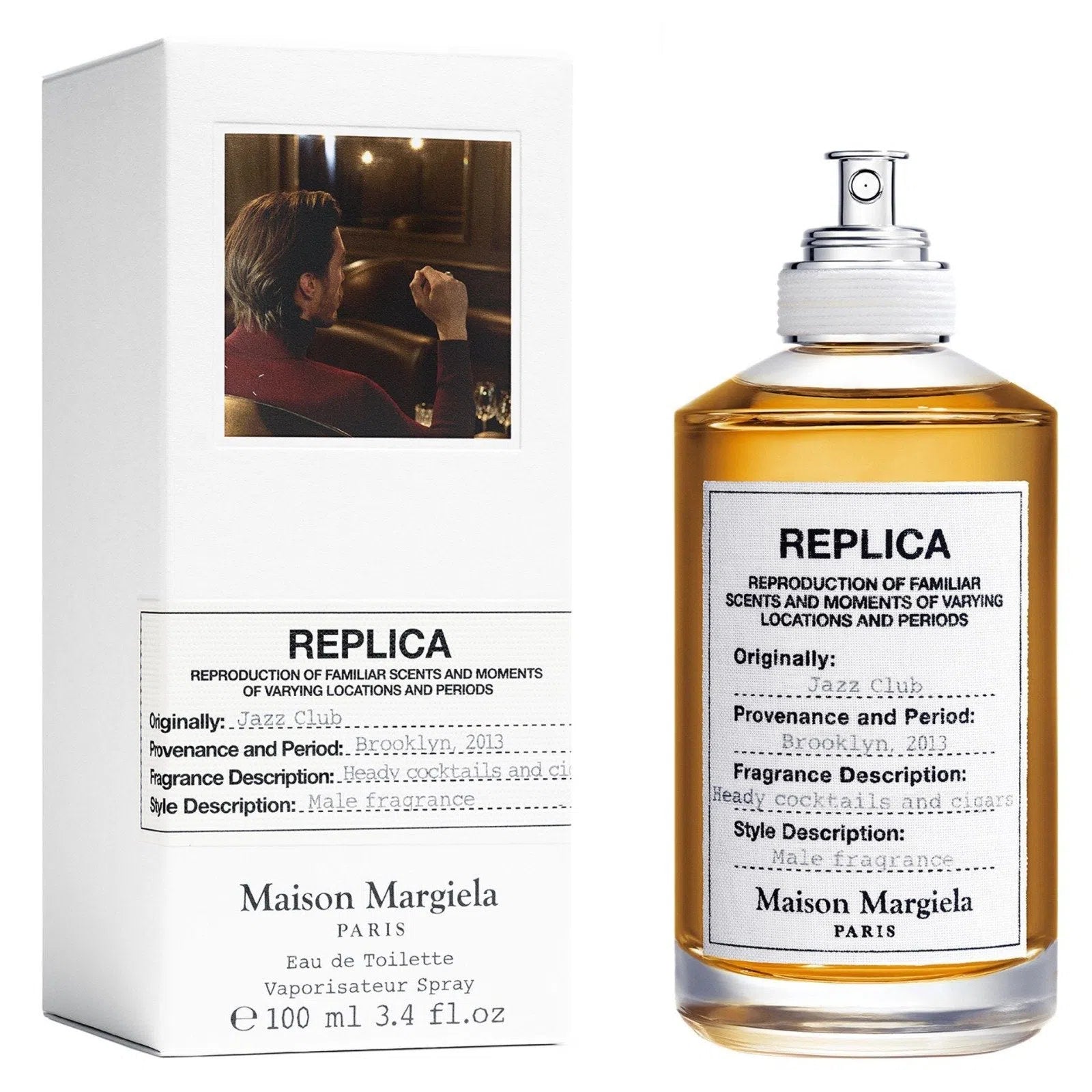 Perfume Maison Margiela Replica Jazz CLub EDT (M) / 100 ml - 1 - Privé Perfumes Honduras