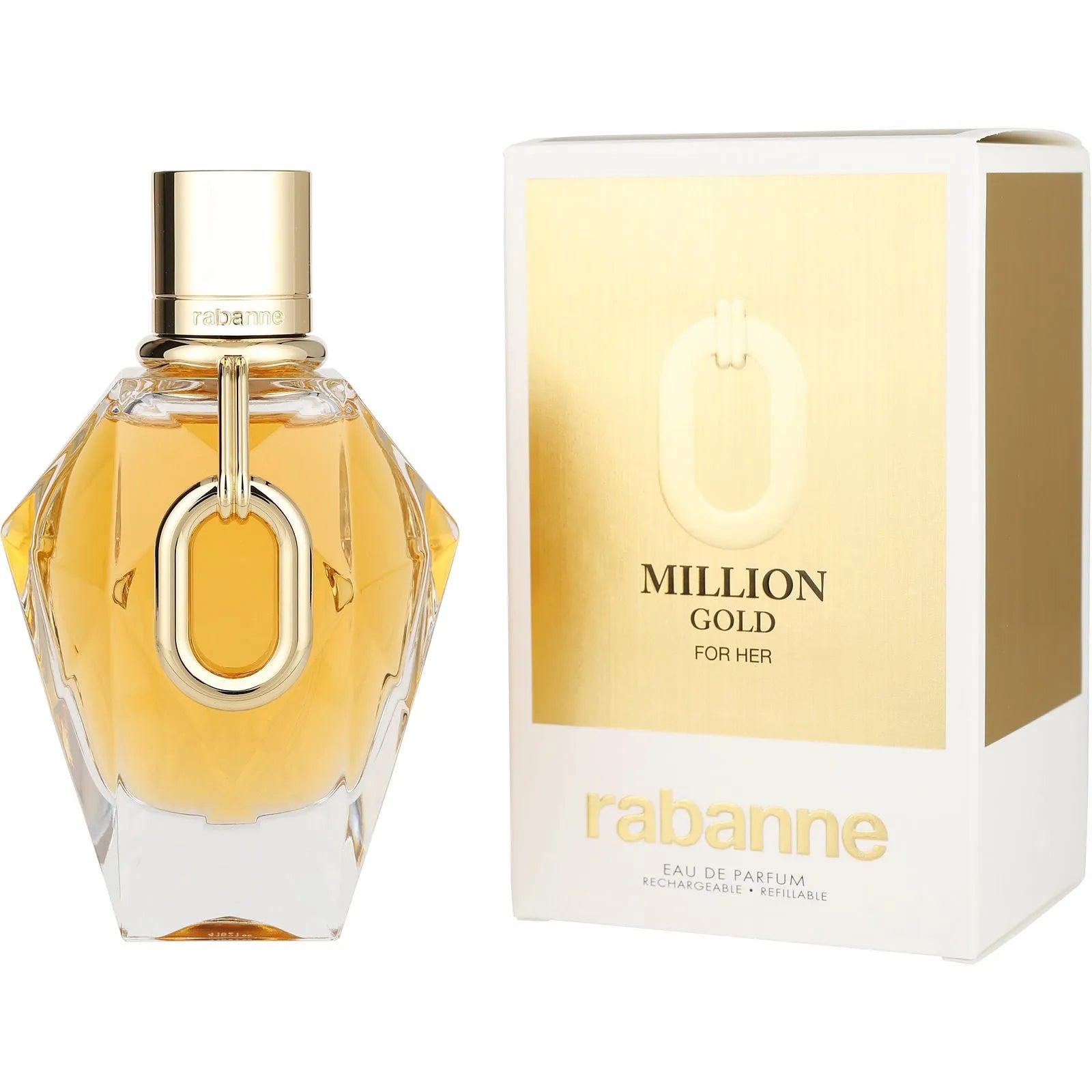Rabanne Million Gold for Her EDP (W) - 1 - Privé Perfumes Honduras