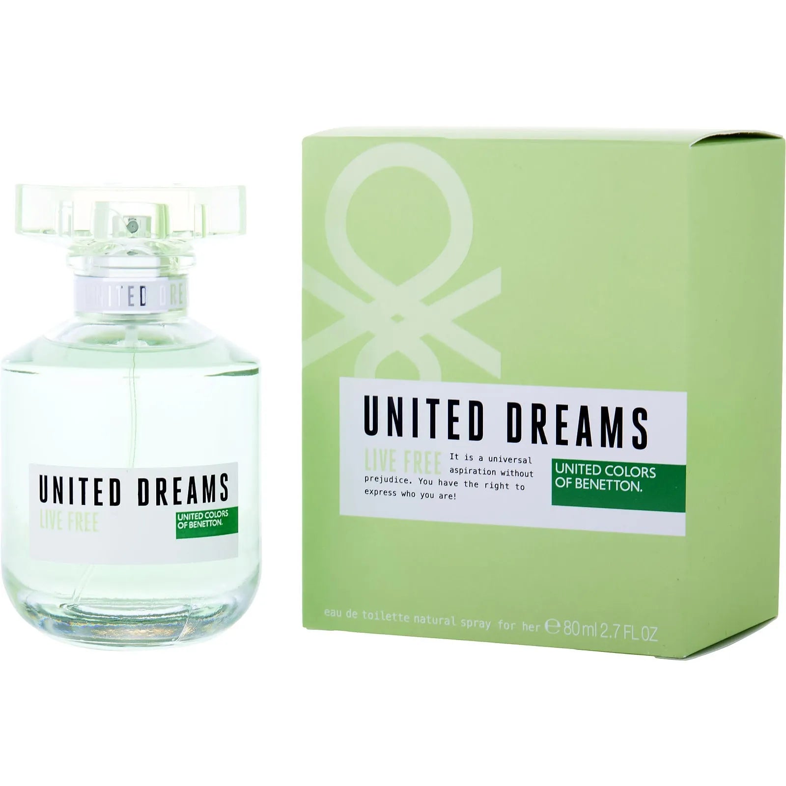 Perfume United Colors of Benetton Live Free EDT (W) / 80 ml - 1 - Privé Perfumes Honduras