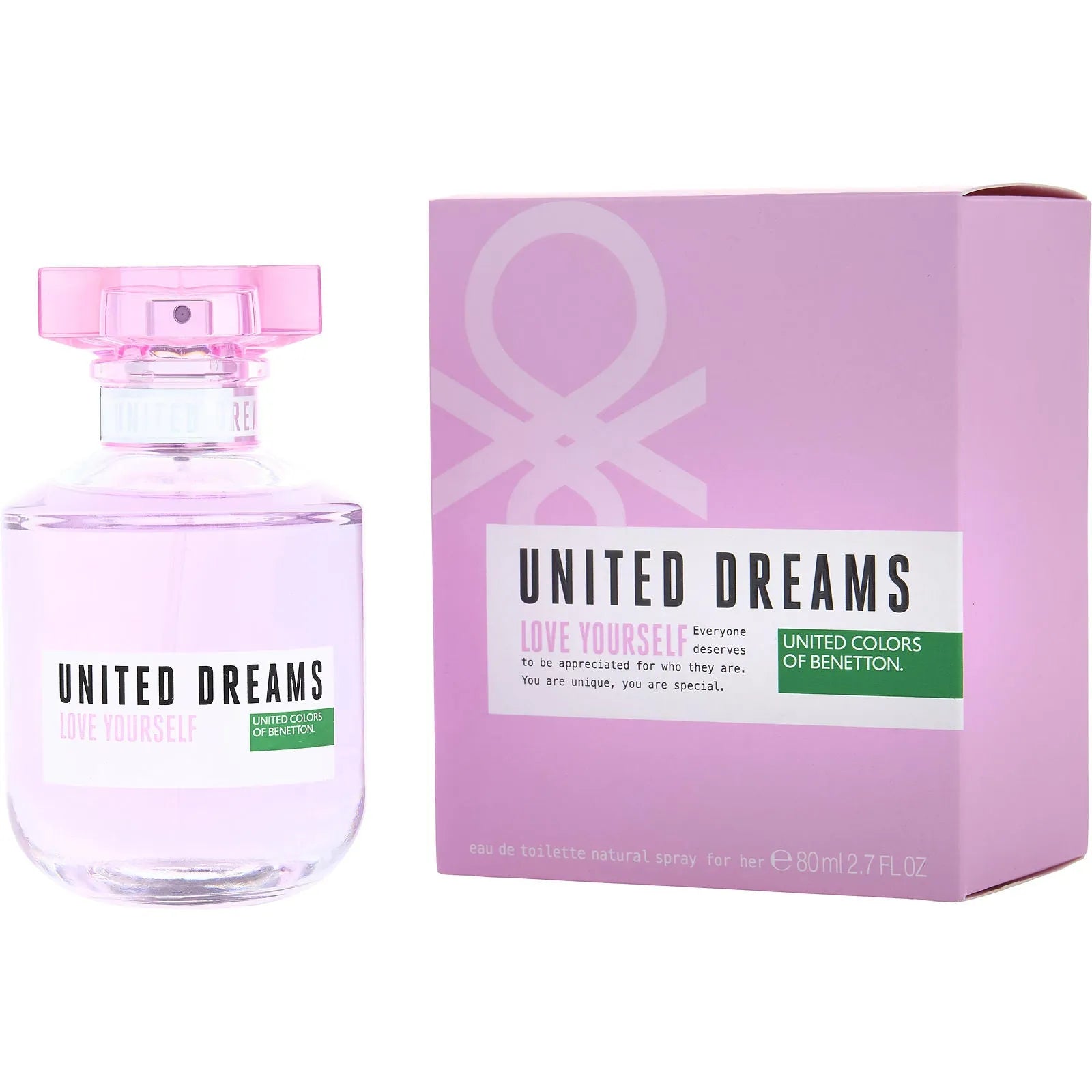 Perfume United Colors of Benetton Love Yourself EDT (W) / 80 ml - 1 - Privé Perfumes Honduras