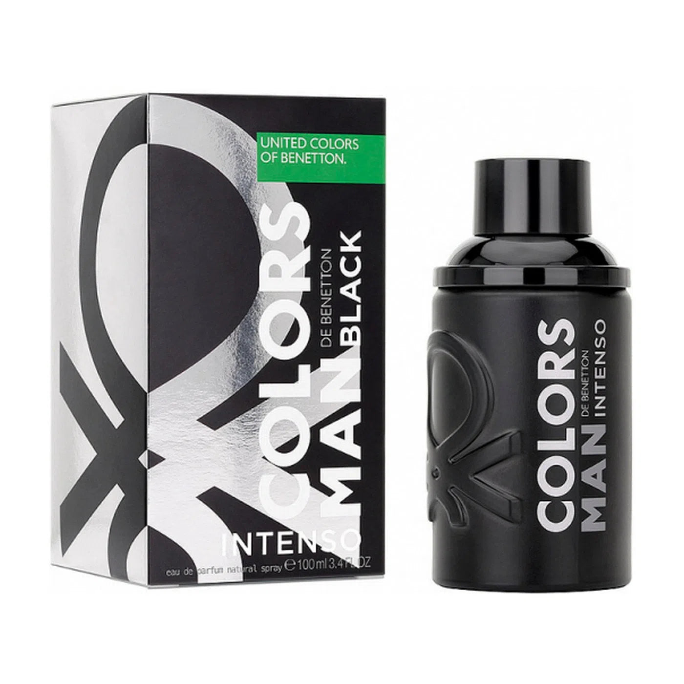 Perfume United Colors of Benetton Man Black Intenso EDP (M) / 100 ml - 1 - Privé Perfumes Honduras