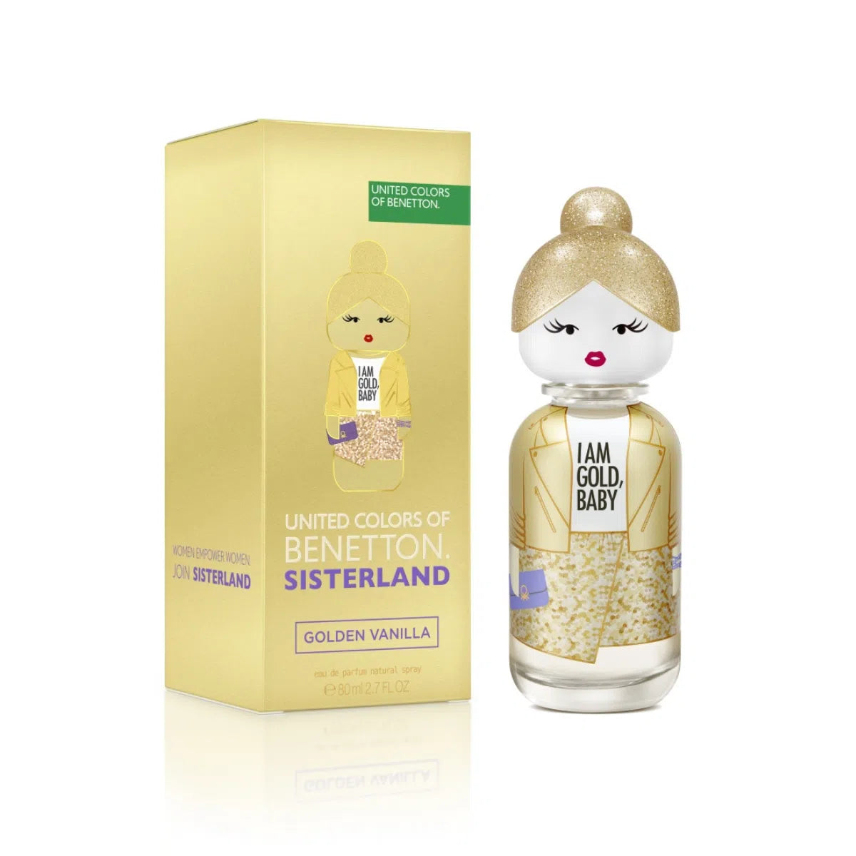 Perfume United Colors of Benetton Sisterland Golden Vanilla EDT (W) / 80 ml - 1 - Privé Perfumes Honduras