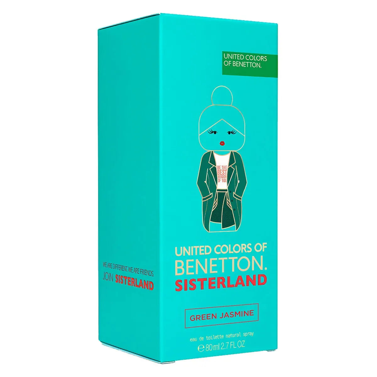 Perfume United Colors of Benetton Sisterland Green Jasmine EDT (W) / 80 ml - 4 - Privé Perfumes Honduras