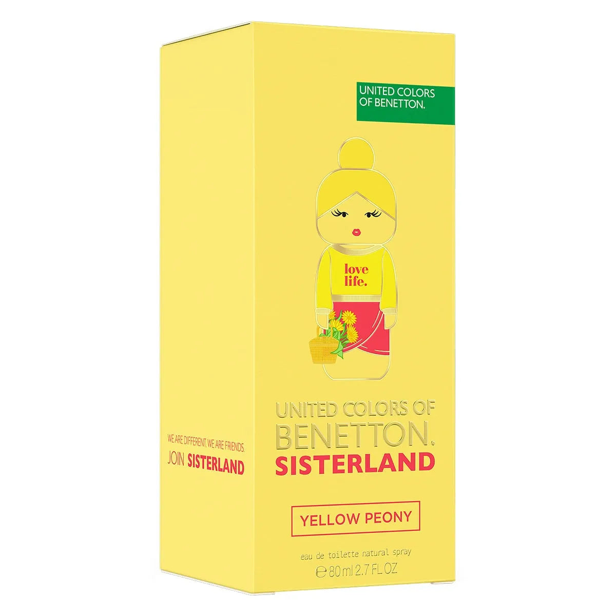 Perfume United Colors of Benetton Sisterland Yellow Peony EDT (W) / 80 ml - 6 - Privé Perfumes Honduras
