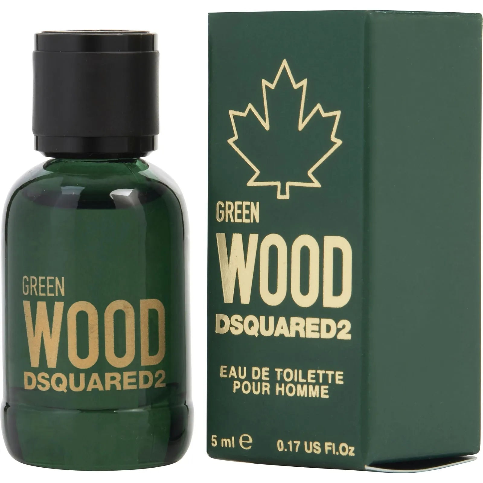 Perfumes Mini Dsquared2 Green Wood Mini EDT (M) / 5 ml - 1 - Privé Perfumes Honduras