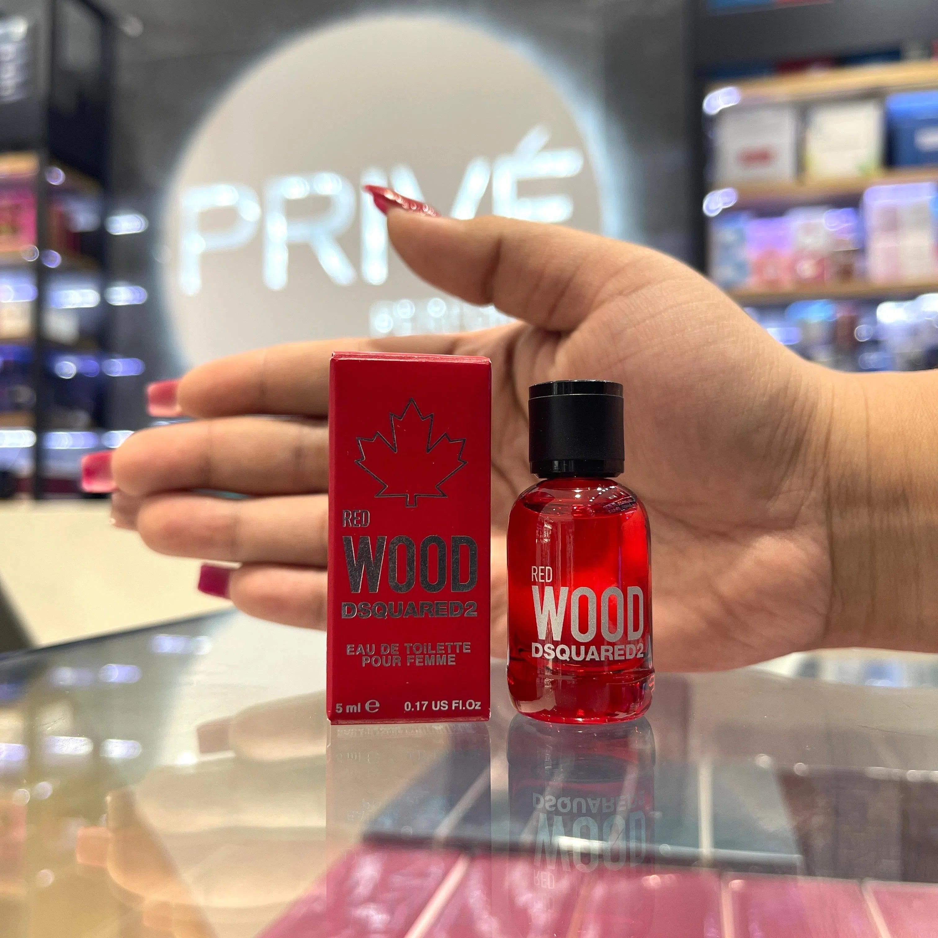 Perfumes Mini Dsquared2 Red Wood Mini EDT (W) / 5 ml - 2 - Privé Perfumes Honduras