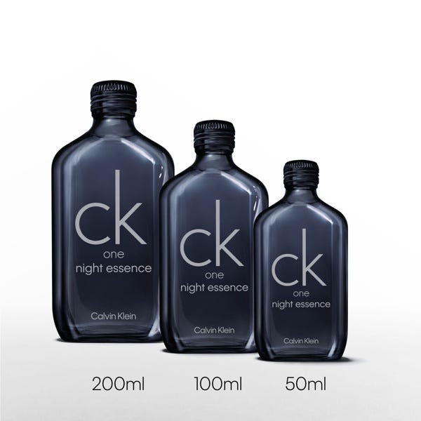 DRUNI 3-size lineup 50/100/200ml | CK One Night Essence Parfum Intense
