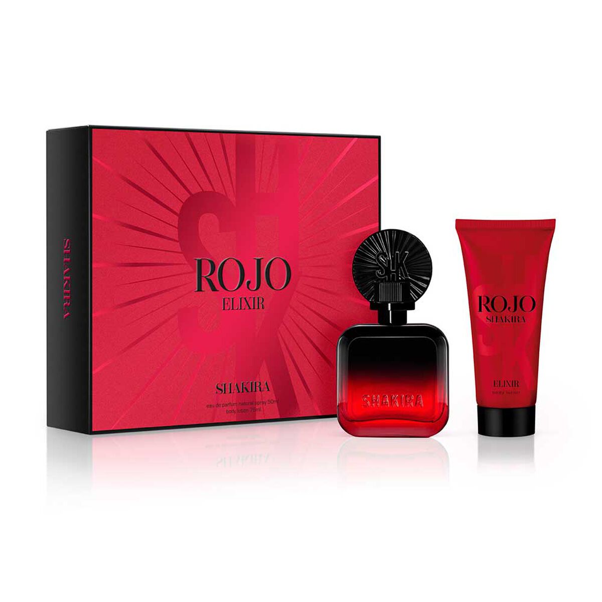 Shakira Rojo Elixir EDP (W) / 2 Pc SP 50 ml; BL 75 ml