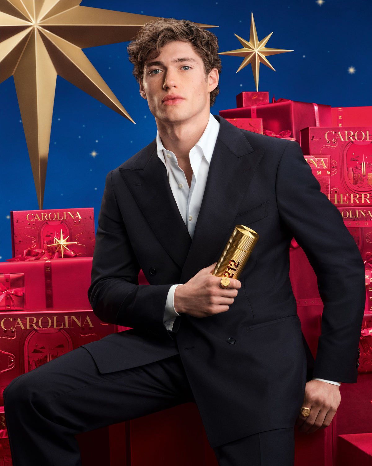 Official campaign gift | carolinaherrera.com | Carolina Herrera 212 Men Parfum (M) / 50 ml