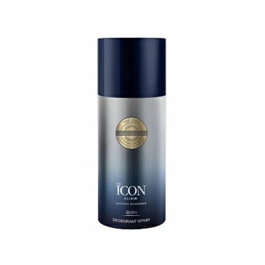 Body Spray Antonio Banderas The Icon Elixir Deo Spray (M) / 150 ml - 8411061059586- 1 - Prive Perfumes Honduras