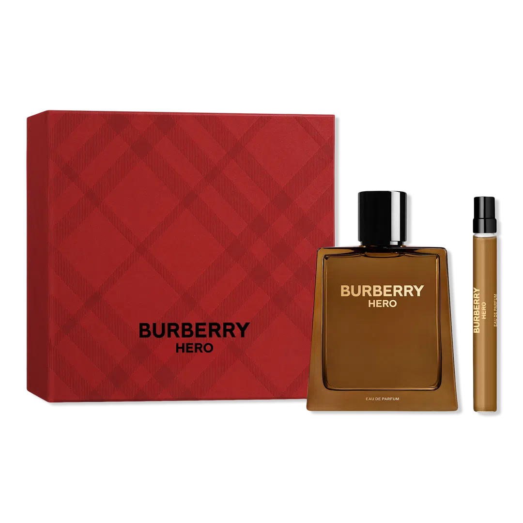 Estuche Burberry Hero EDP (M) / 2 Pc SP 100 ml; TS 10 ml - 3616305255266- 1 - Prive Perfumes Honduras