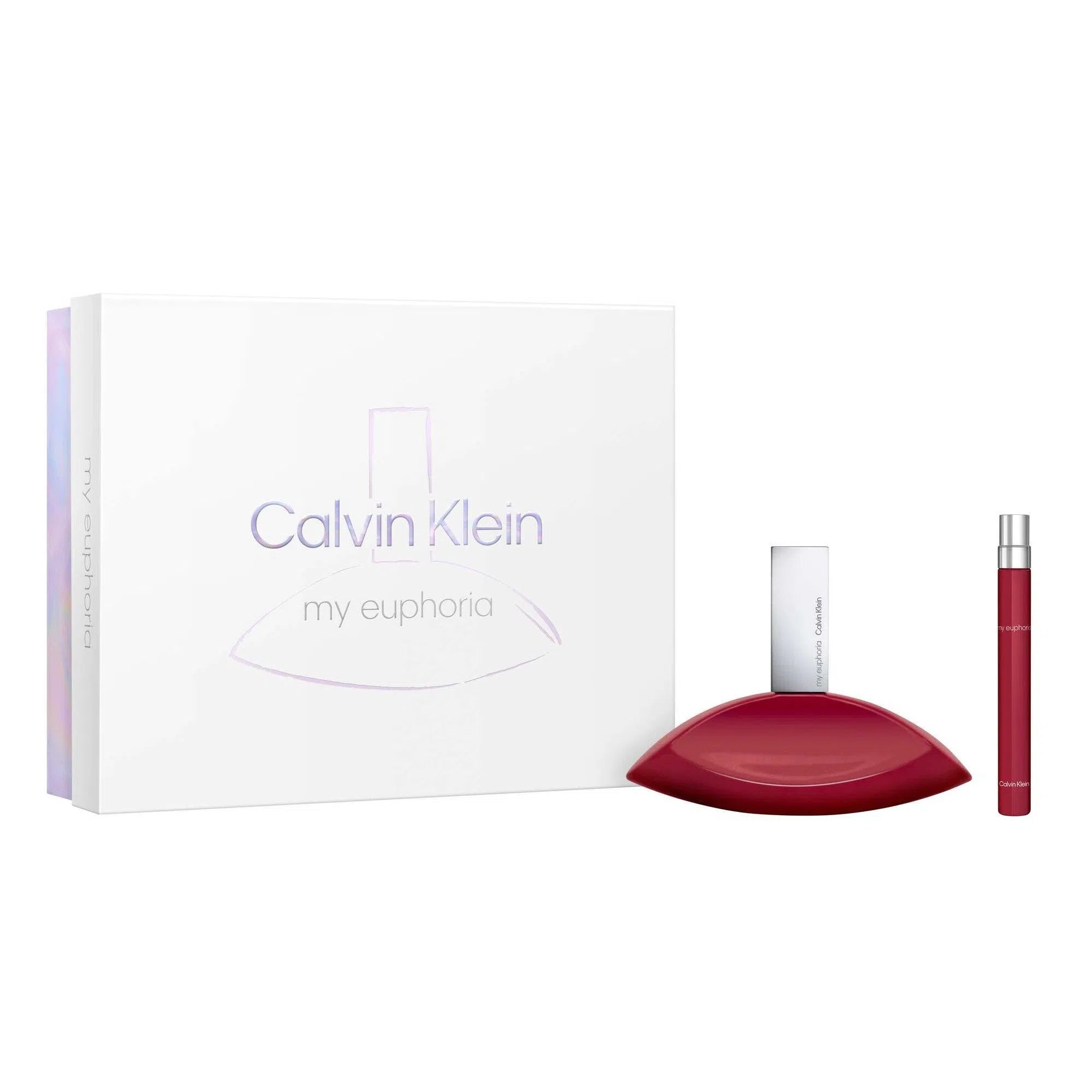 Estuche Calvin Klein My Euphoria EDP (W) / 2 Pc SP 100 ml; SP 10 ml - 3616304966729- 1 - Prive Perfumes Honduras