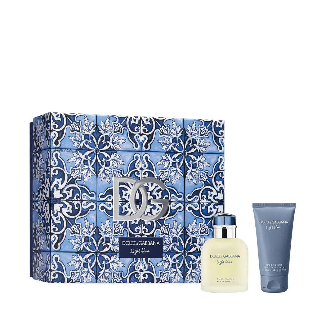 Estuche Dolce & Gabbana Light Blue EDT (M) / 2 Pc SP 75 ml; ASB 50 ml - 3423222066086- 1 - Prive Perfumes Honduras