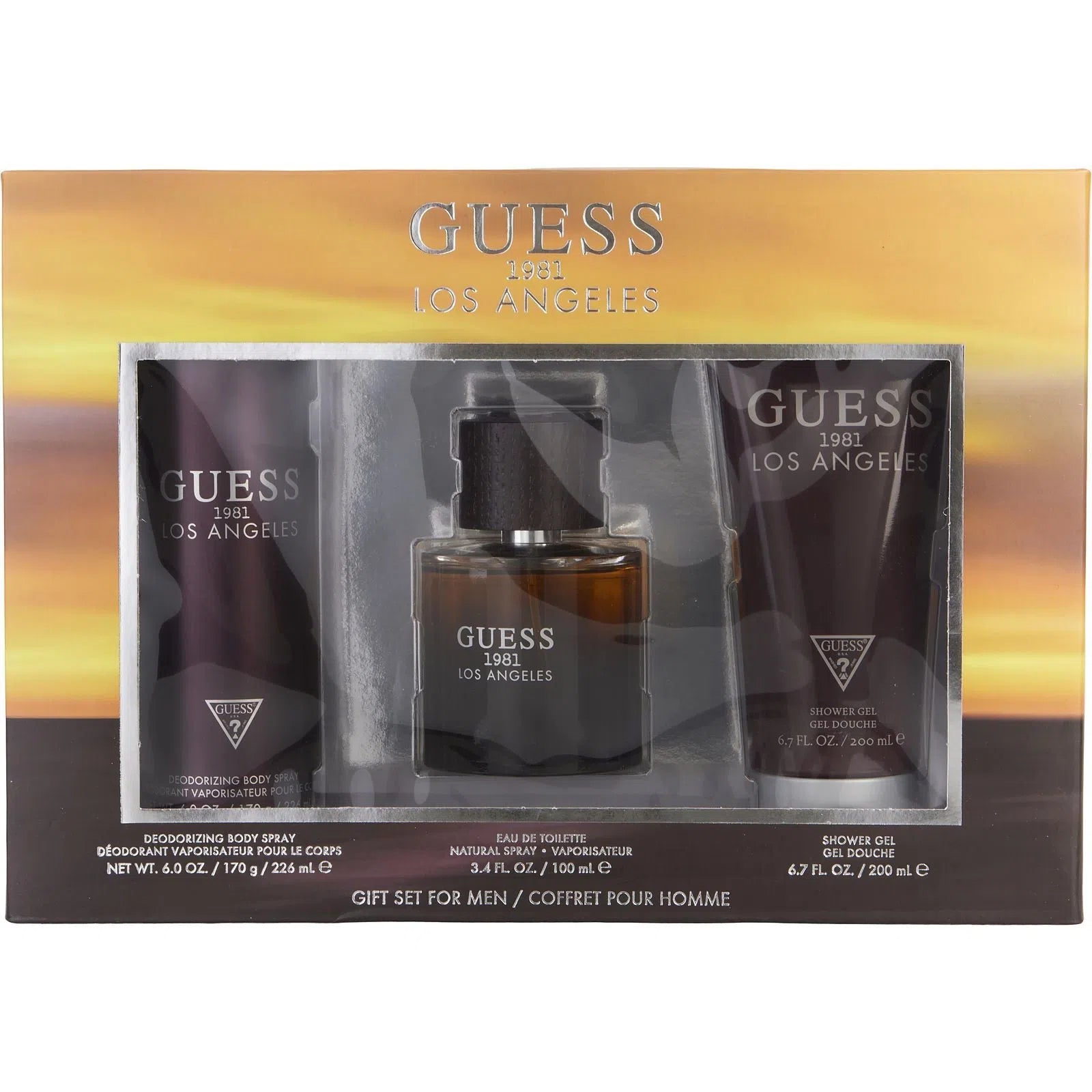 Estuche Guess 1981 Los Angeles EDT (M) / 3 Pc SP 100 ml; SG 200 ml; BS 180 ml - 085715329325- 2 - Prive Perfumes Honduras