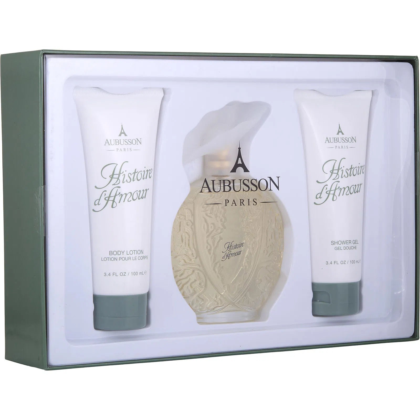 Estuche Histoire D'Amour EDT (W) / 3 Pc SP 100 ml; BL 100 ml; SG 100 ml - 849017000470- 1 - Prive Perfumes Honduras