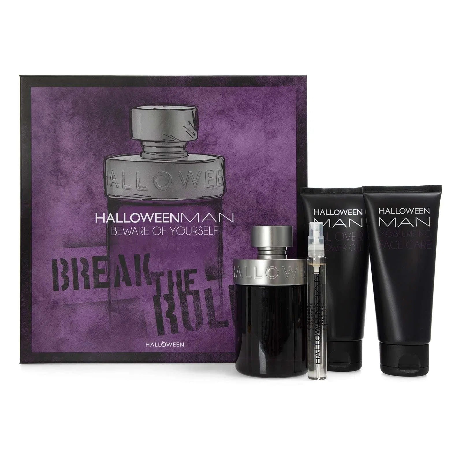 Estuche J Del Pozo Halloween Man EDT (M) / 4 Pc SP 125 ml; SG 100 ml; Face Cream 100 ml; SP 10 ml - 8431754007885- 1 - Prive Perfumes Honduras