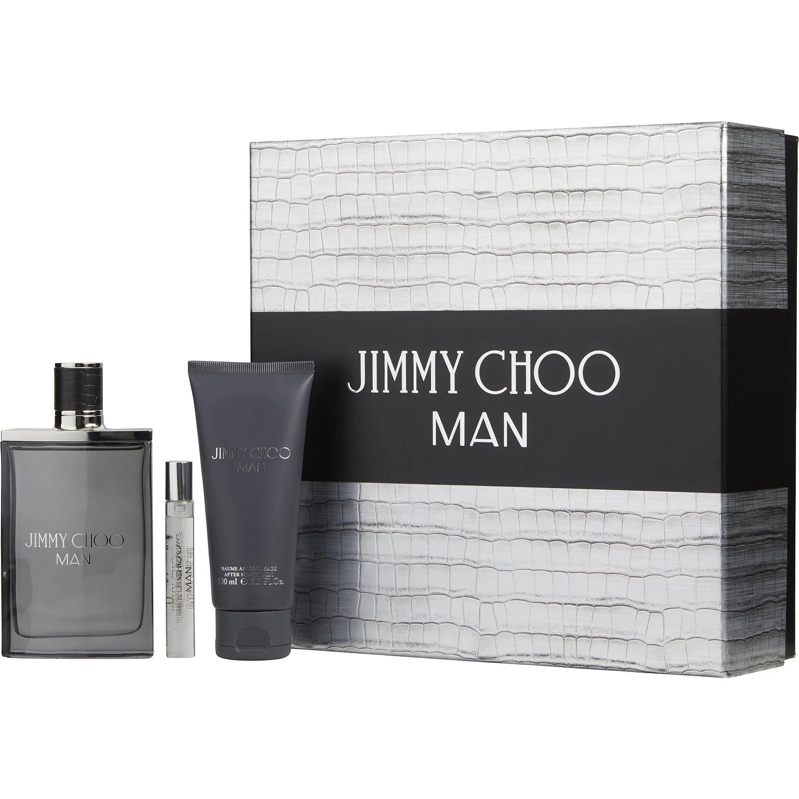 Estuche Jimmy Choo Man EDT (M) / 3 Pc SP 100 ml; AS 100 ml; SP 7.5 ml - 3386460123730- 1 - Prive Perfumes Honduras