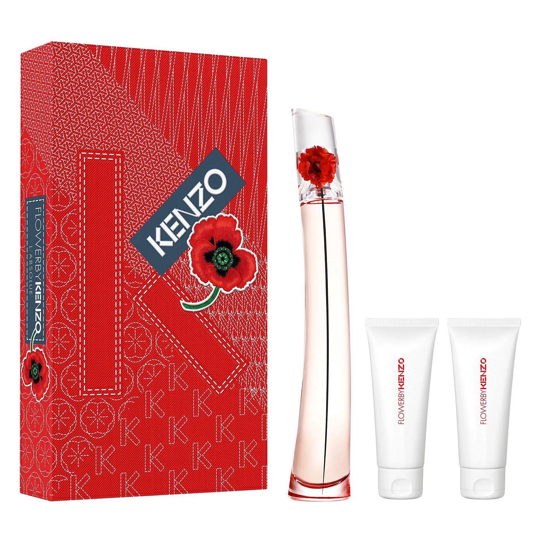 Estuche Kenzo Flower L'Absolue EDP (W) / 3 Pc SP 100 ml; BL 75 ml; BL 75 ml - 3274872454637- 1 - Prive Perfumes Honduras