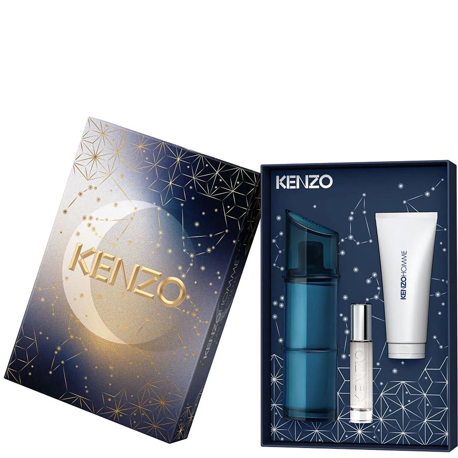 Estuche Kenzo Homme Intense EDT (M) / 3 Pc SP 110 ml; 2x SG 75 ml - 3274872464155- 1 - Prive Perfumes Honduras