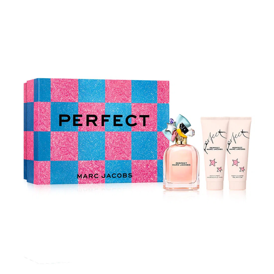 Estuche Marc Jacobs Perfect EDP (W) / 3 Pc SP 100 ml; BL 75 ml; SG 75 ml - 3616305449788- 1 - Prive Perfumes Honduras