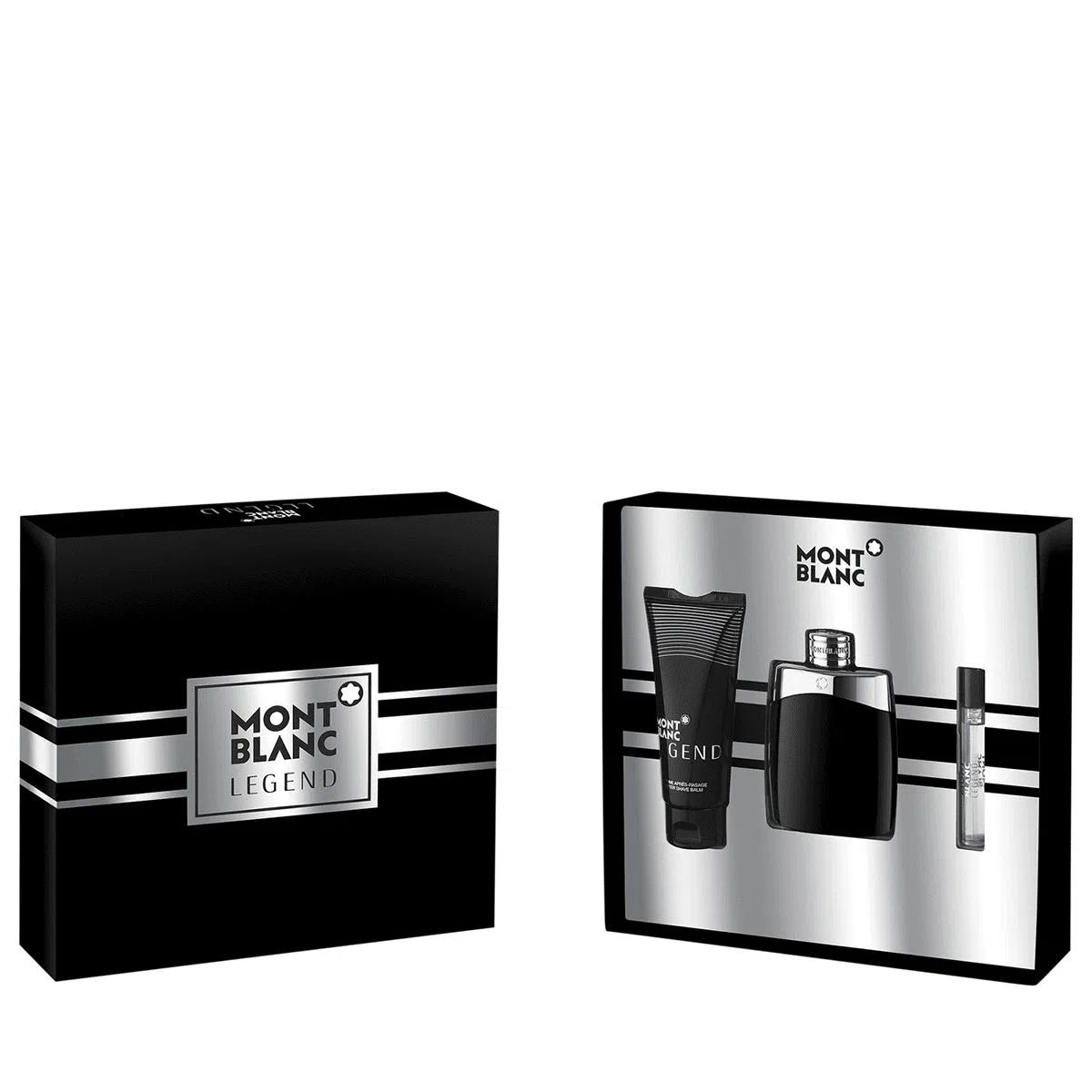 Estuche Mont Blanc Legend EDT (M) / 3 Pc SP 100 ml; SG 100 ml; SP 7.5 ml - 3386460130349- 1 - Prive Perfumes Honduras